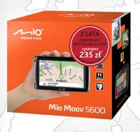 40% w prezencie: Mio Moov S600 z dwuletnią aktualizacją map 